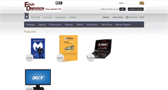 Desktop Screenshot of fourdimension.ca